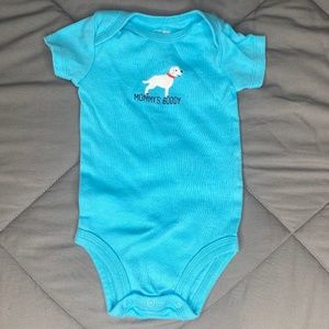 Simple Joys by Cartier's Blue Mommys Buddy Onsie Size 0-3M